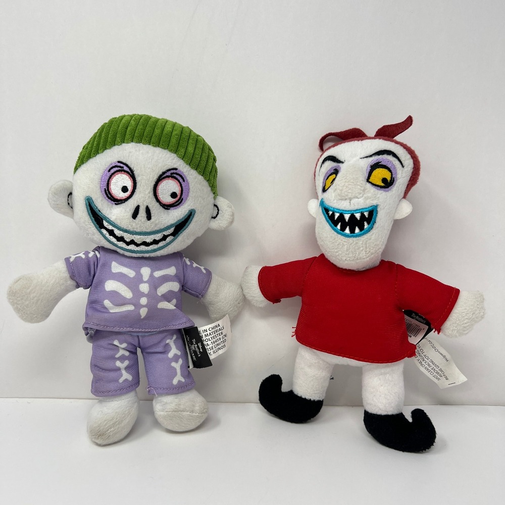 Nightmare Before Christmas Lock Barrel Plush halloween Toy 8in Lot